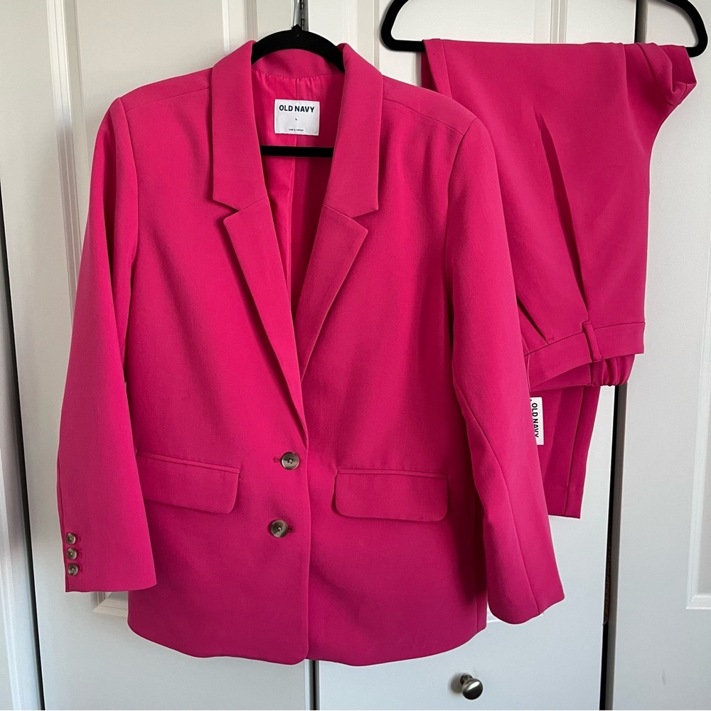 Matching Old Navy Pink Suit